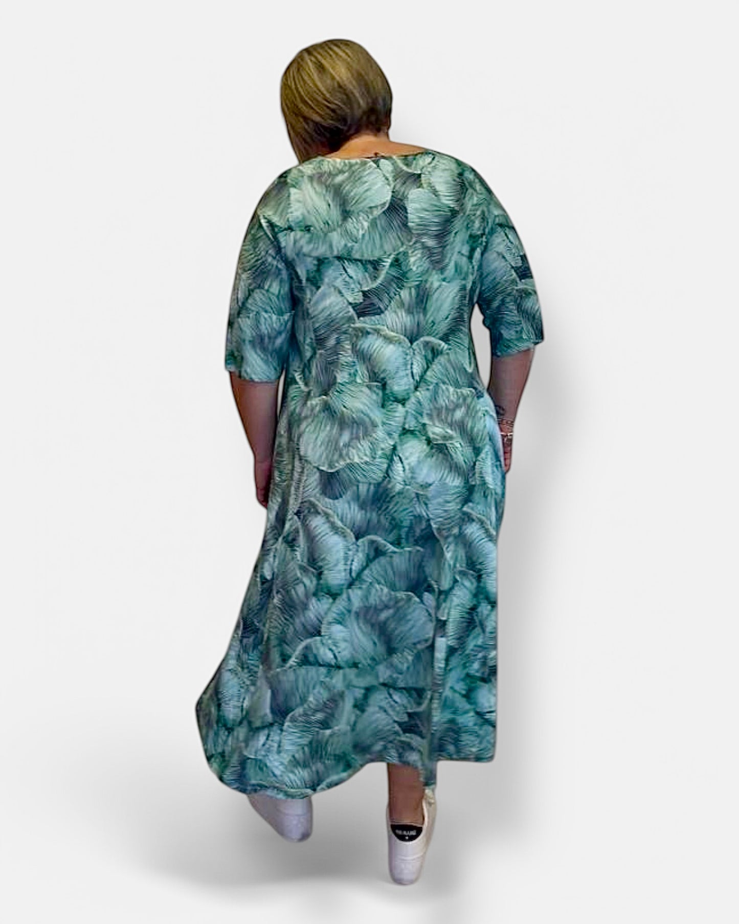 Robe Feuillage vert émeraude