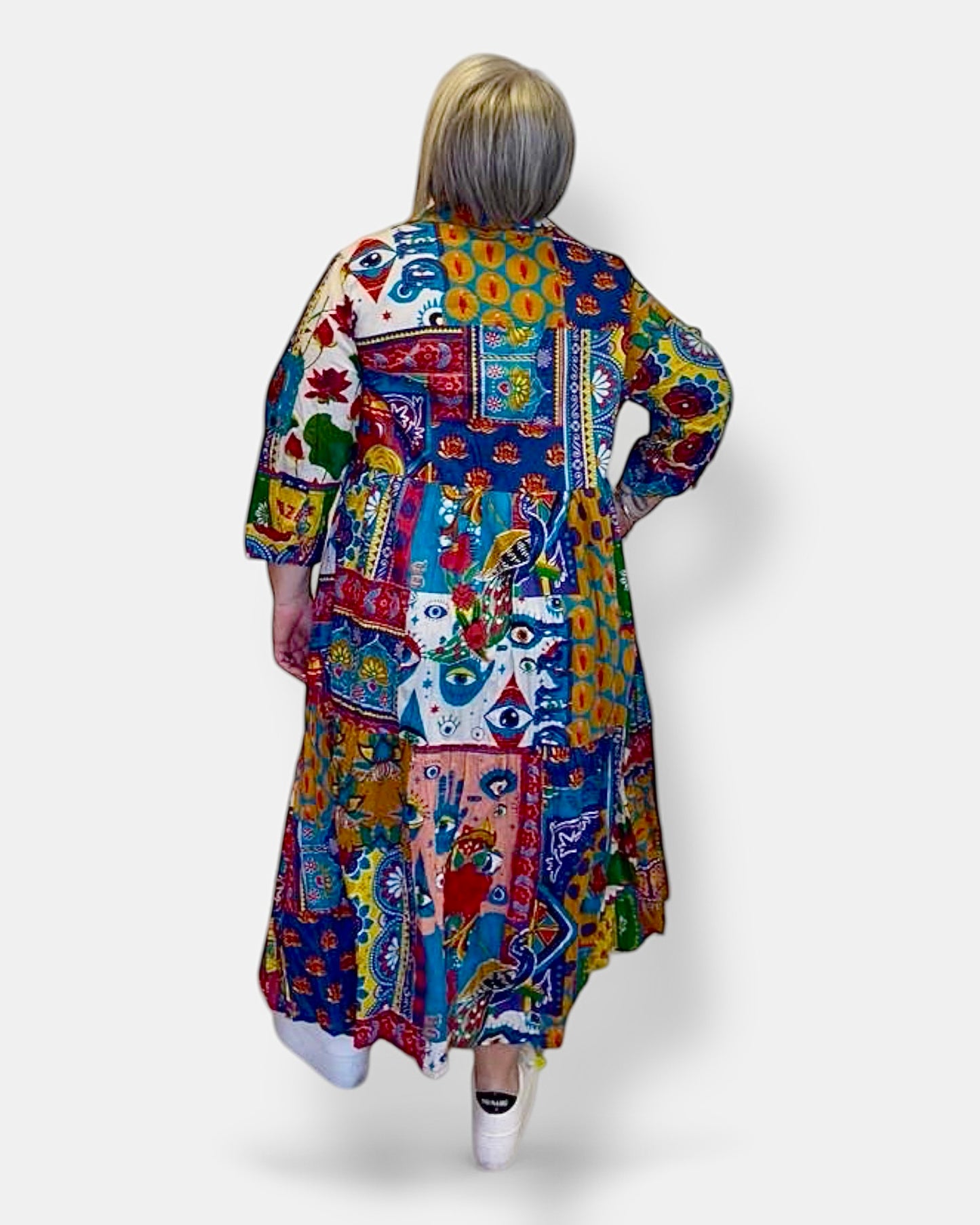 Robe Patchwork Colorée