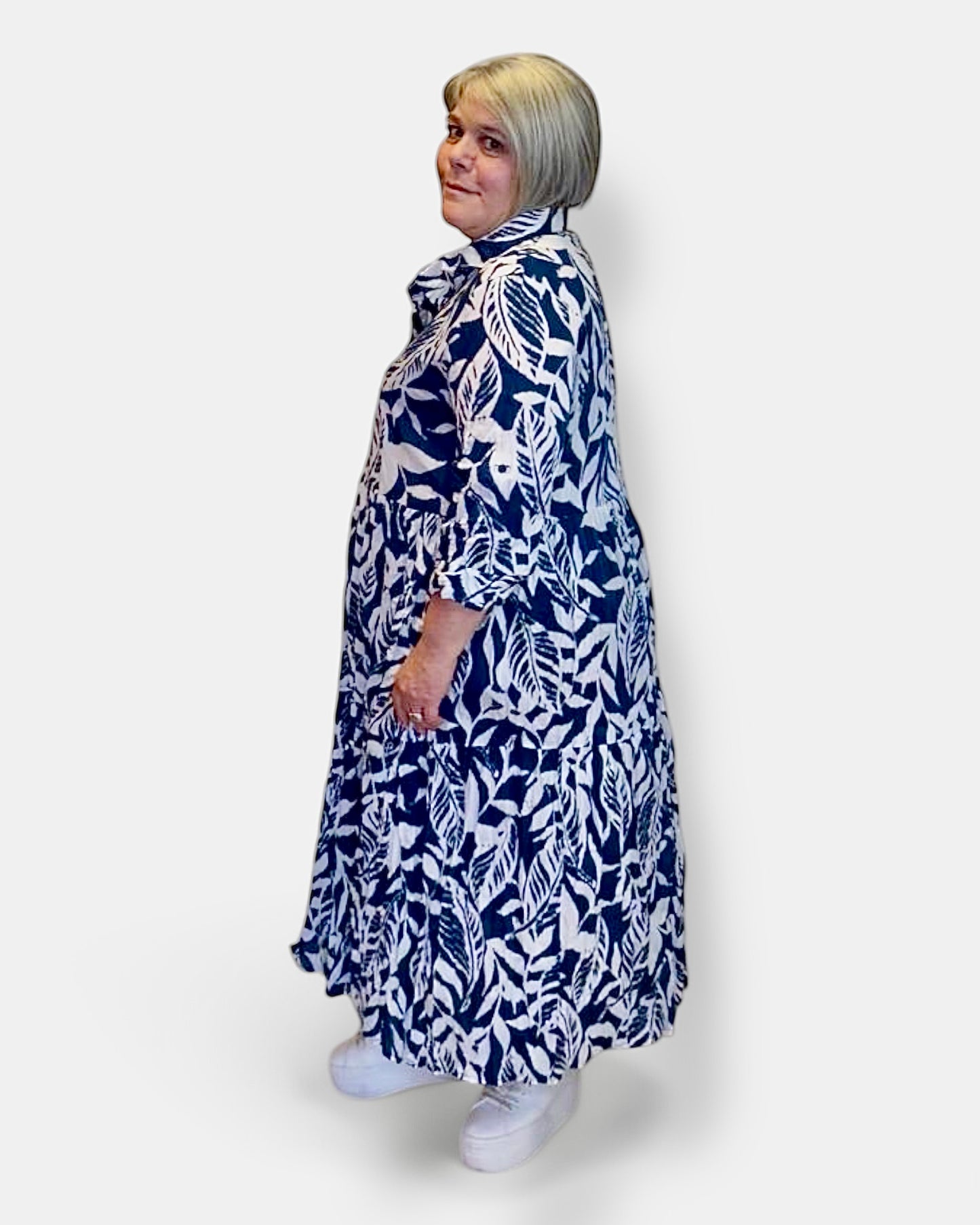 Robe Feuillage Élégante