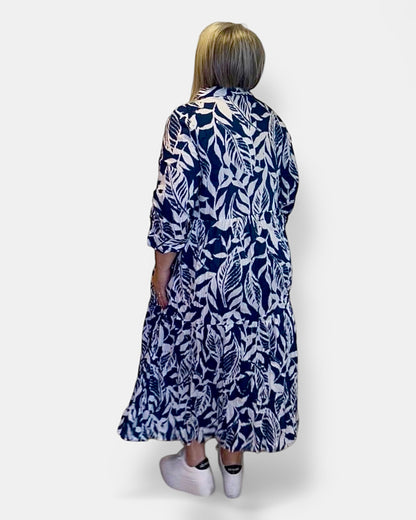 Robe Feuillage Élégante